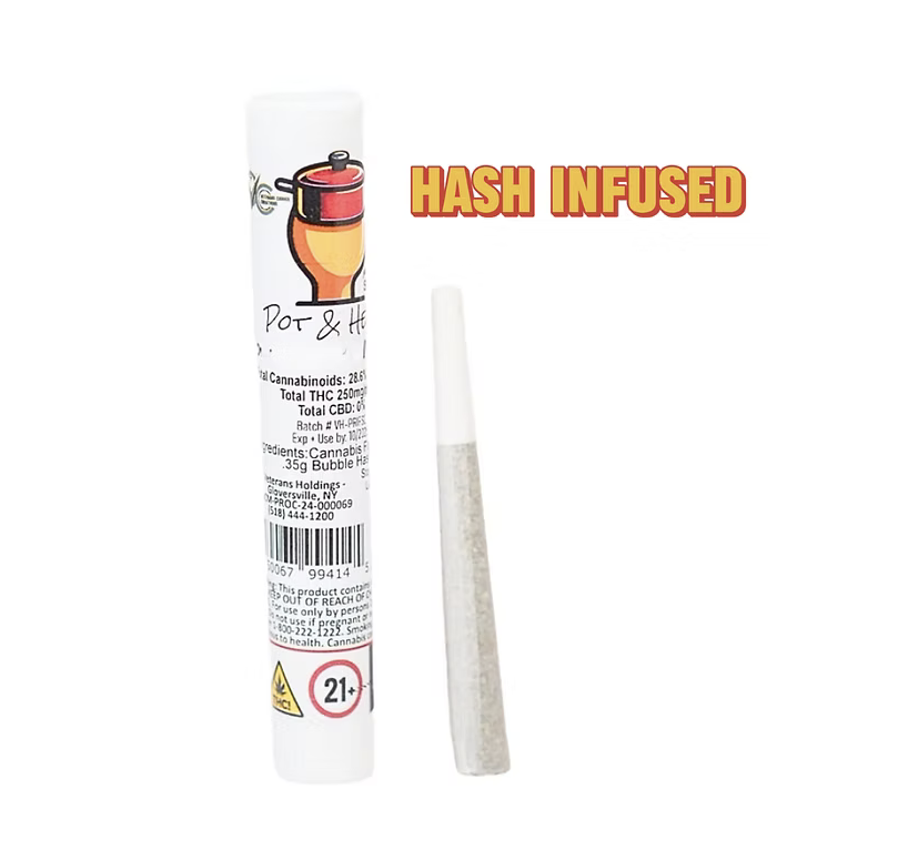 Photograph of product: Pot & Head | Sour Diesel au chocolat Infused Preroll