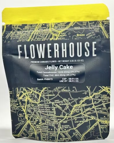 Photograph of product: Jelly Cake | 3.5g Flower | Flowerhouse NY