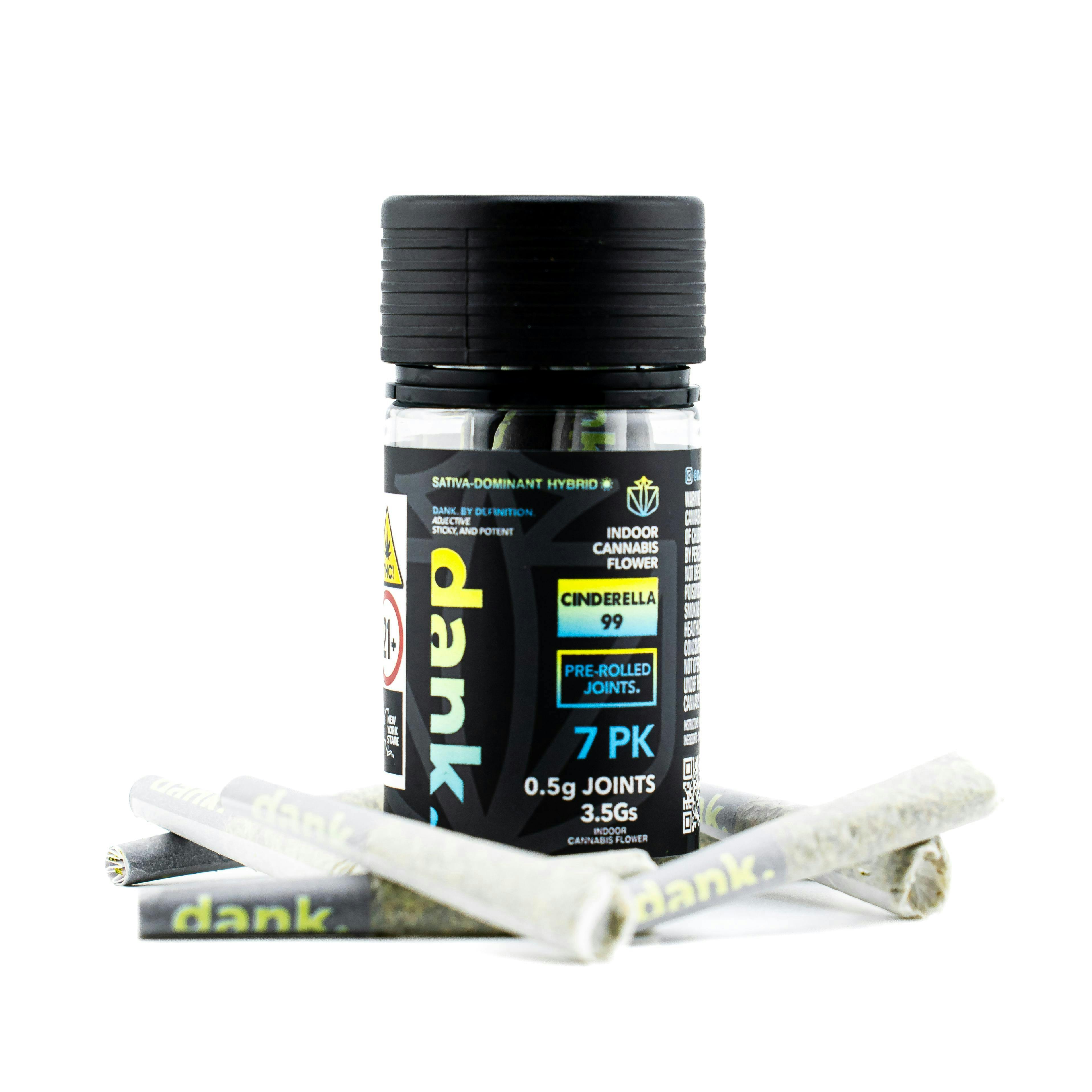 Photograph of product: Dank - Cinderella 99 Prerolls 7pk - 3.5g