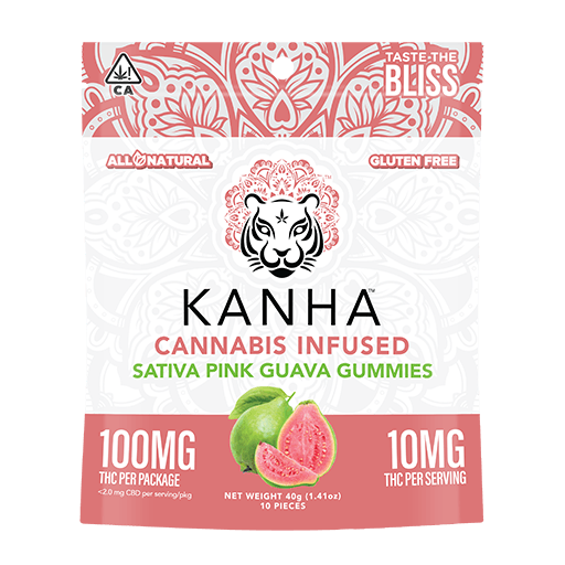 Photograph of product: Pink Guava Classic - 100mg Gummies - Pink Guava 100mg (S)
