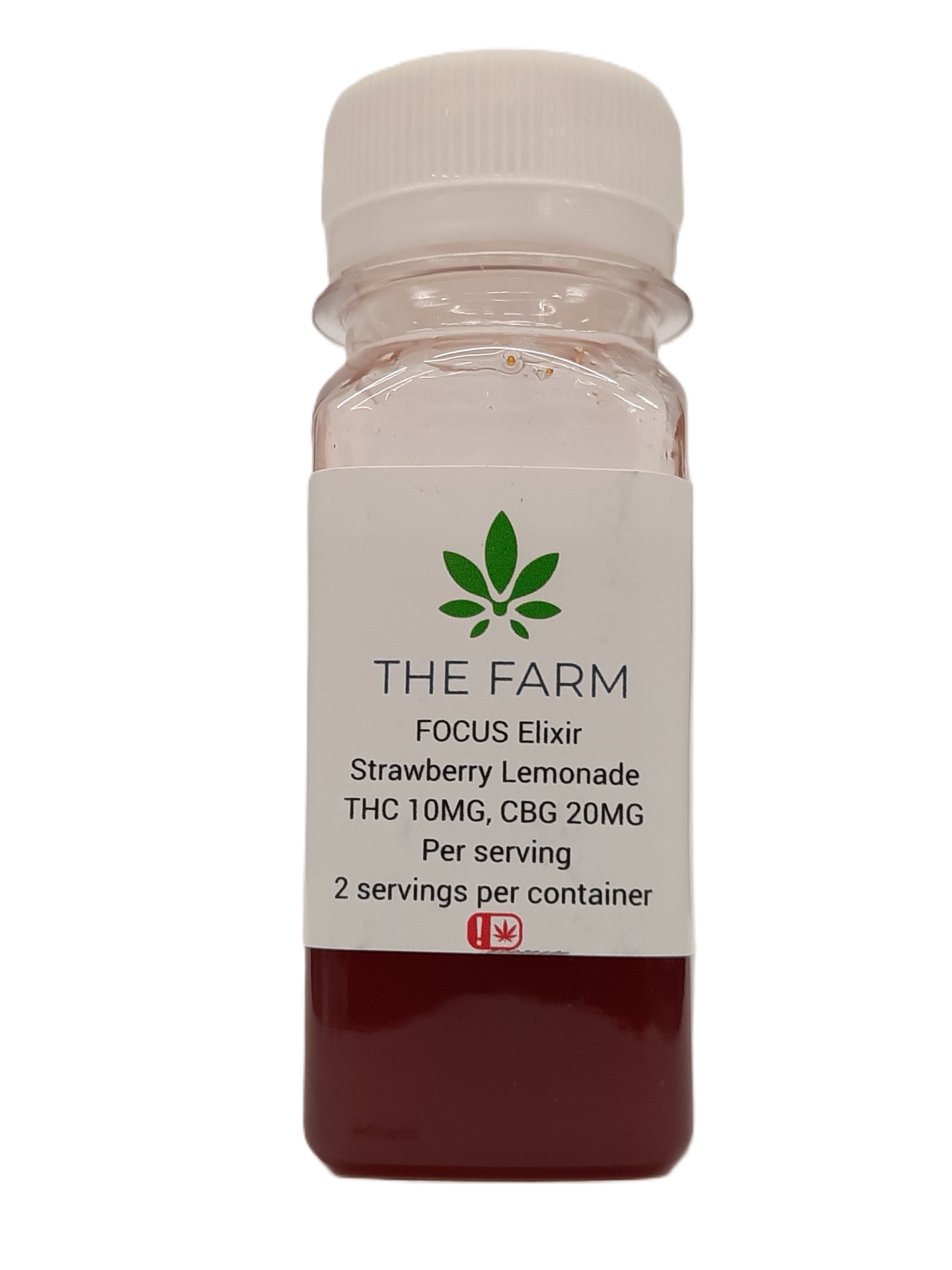 Photograph of product: Elixir | FOCUS | 5mg:TH-oui/20mg:CBG | Strawberry Lemonade