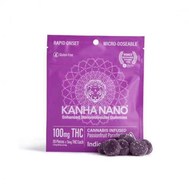 Photograph of product: Passionfruit NANO Gummies - 100mg