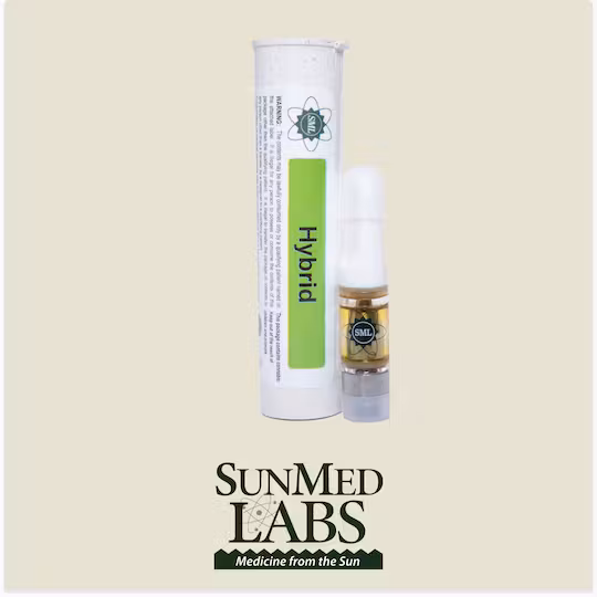 Photograph of product: SunMed Distillate Vape Cartridge - Root Beer Float
