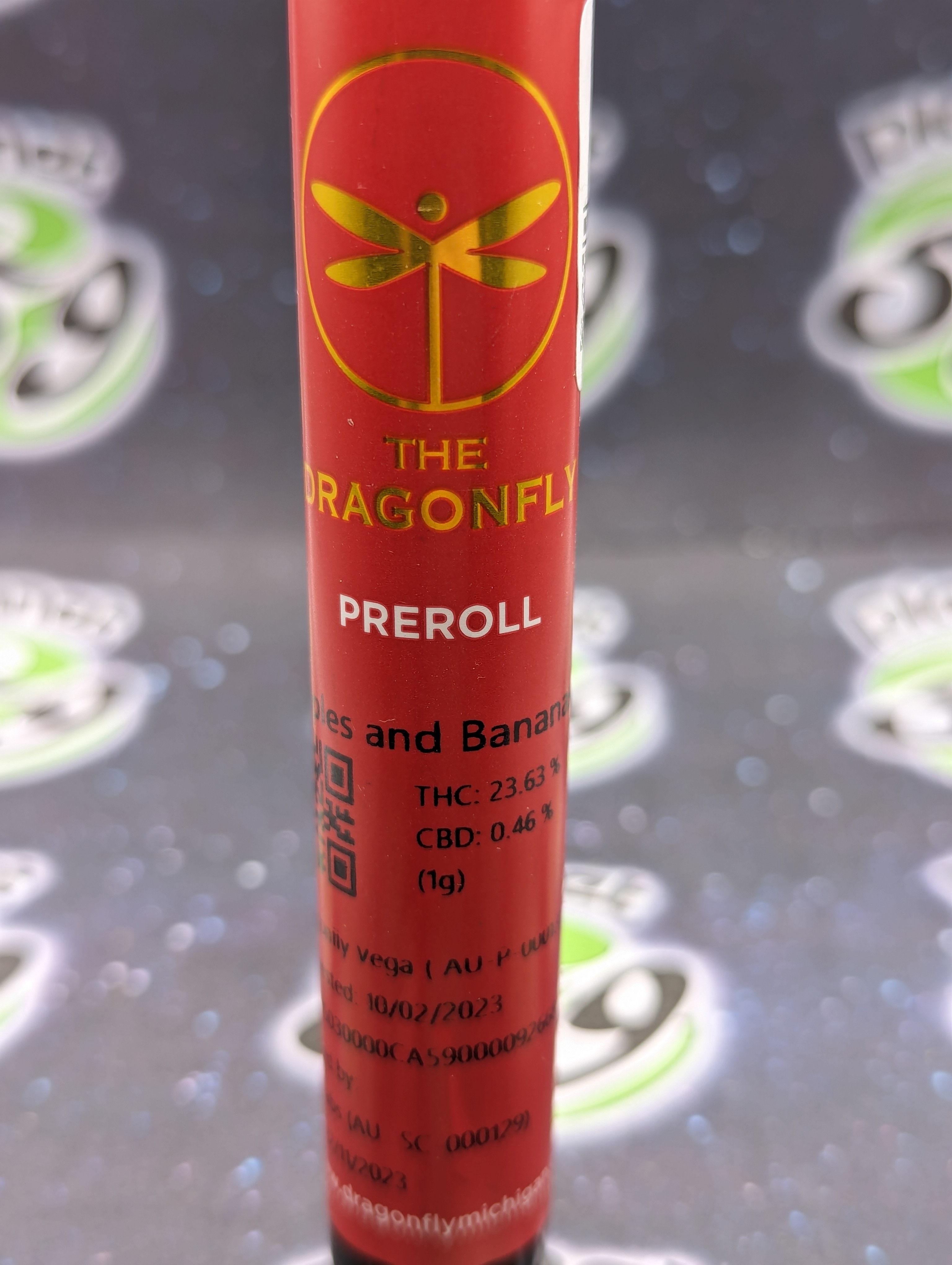 Photograph of product: Dragonfly | Apples and Bananas Preroll