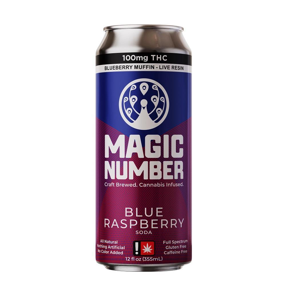 Photograph of product: Magic Number - Blue Raspberry Soda 100mg