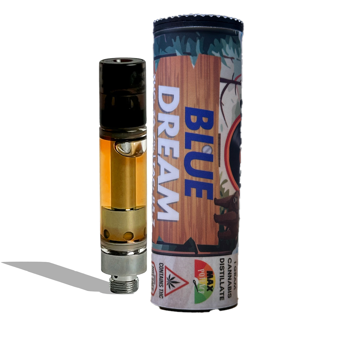 Photograph of product: Blue Dream | 1g Distillate Vape Cart | Boopa