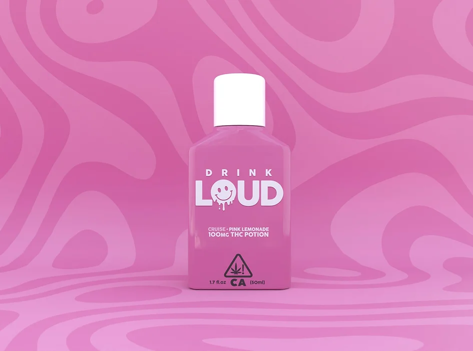 Photograph of product: Drink Loud Pink Lemonade (H) Beverage 100mg 50mL