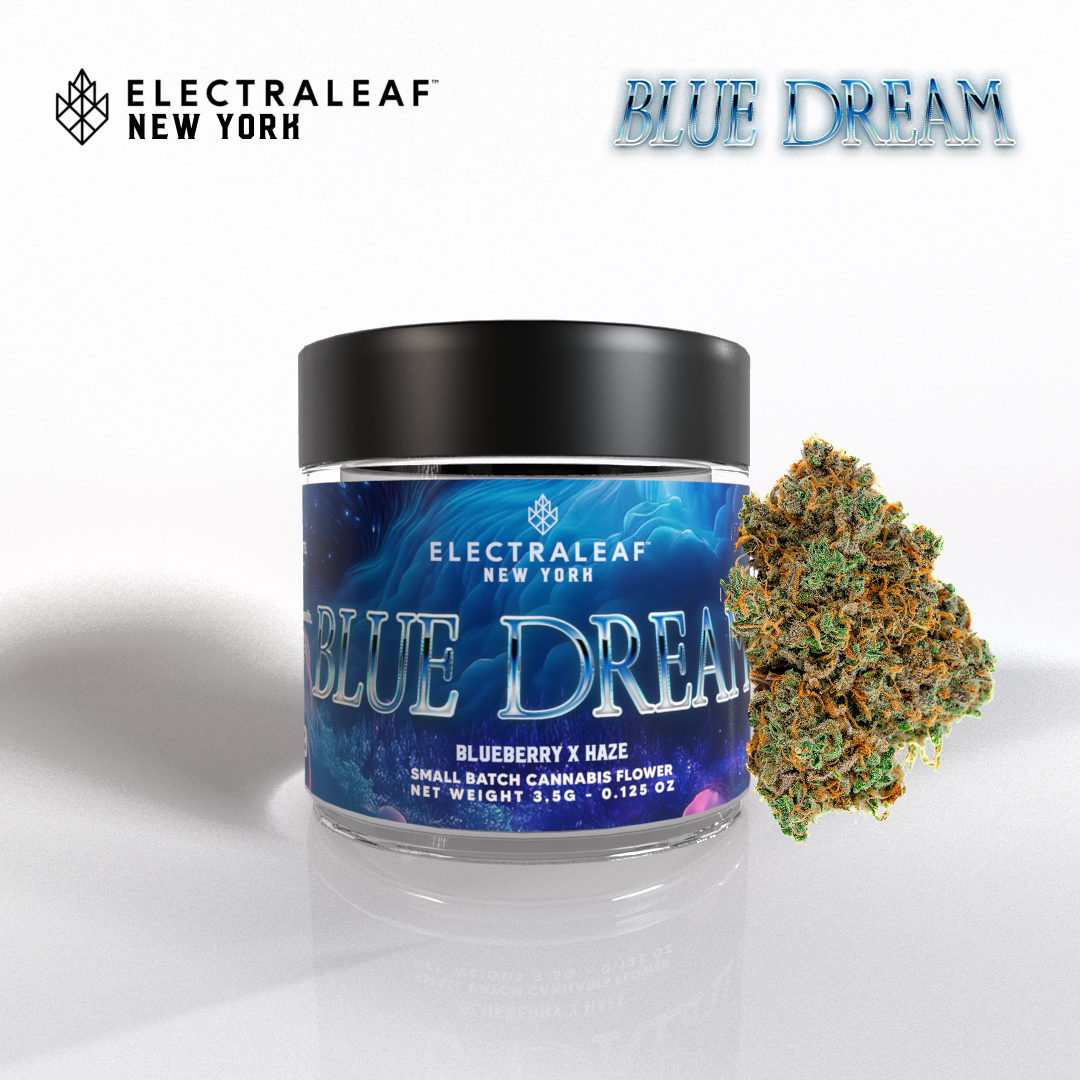 Photograph of product: ElectraLeaf | Blue Dream | 3.5g Jar