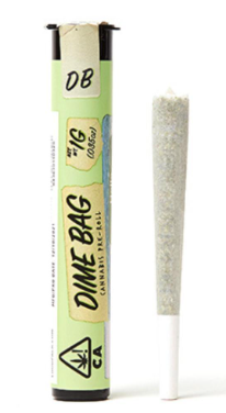 Photograph of product: Dime Bag Sour Joker Diesel preroll