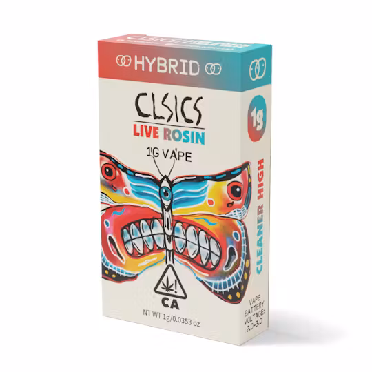 Photograph of product: CLSICS | Rainbow Beltz | Rosin Cartridge