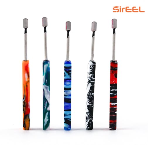 Photograph of product: 084 - 6" ResinHaze Dab Tool w/ Stainless Steel Tip - Retail