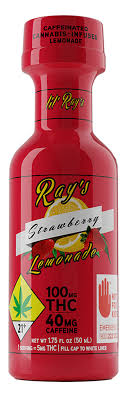 Photograph of product: Lil Ray's Strawberry Lemonade w/ Caffeine | 1.75oz