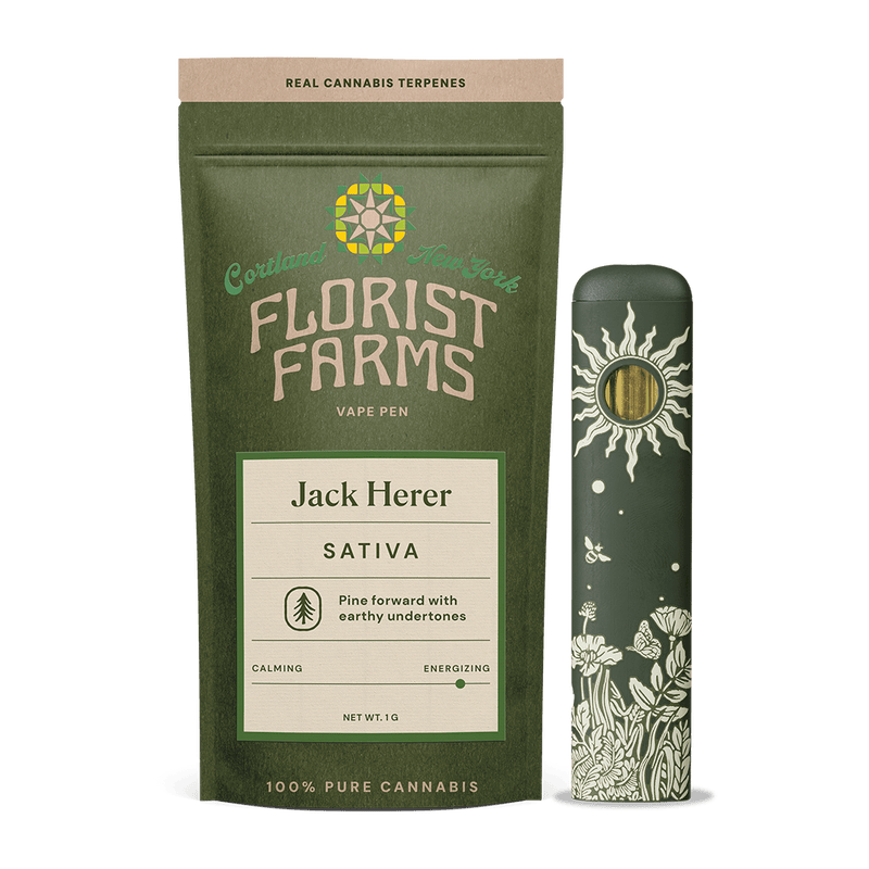 Photograph of product: Florist Farms- Jack Herer-Rechargeable Vape- OVL