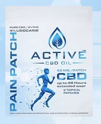 Photograph of product: DC Active CBD Patch - Transdermal (60mg)