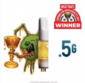 Photograph of product: Sticky Fish Candied Grape Live Resin Vape Carts