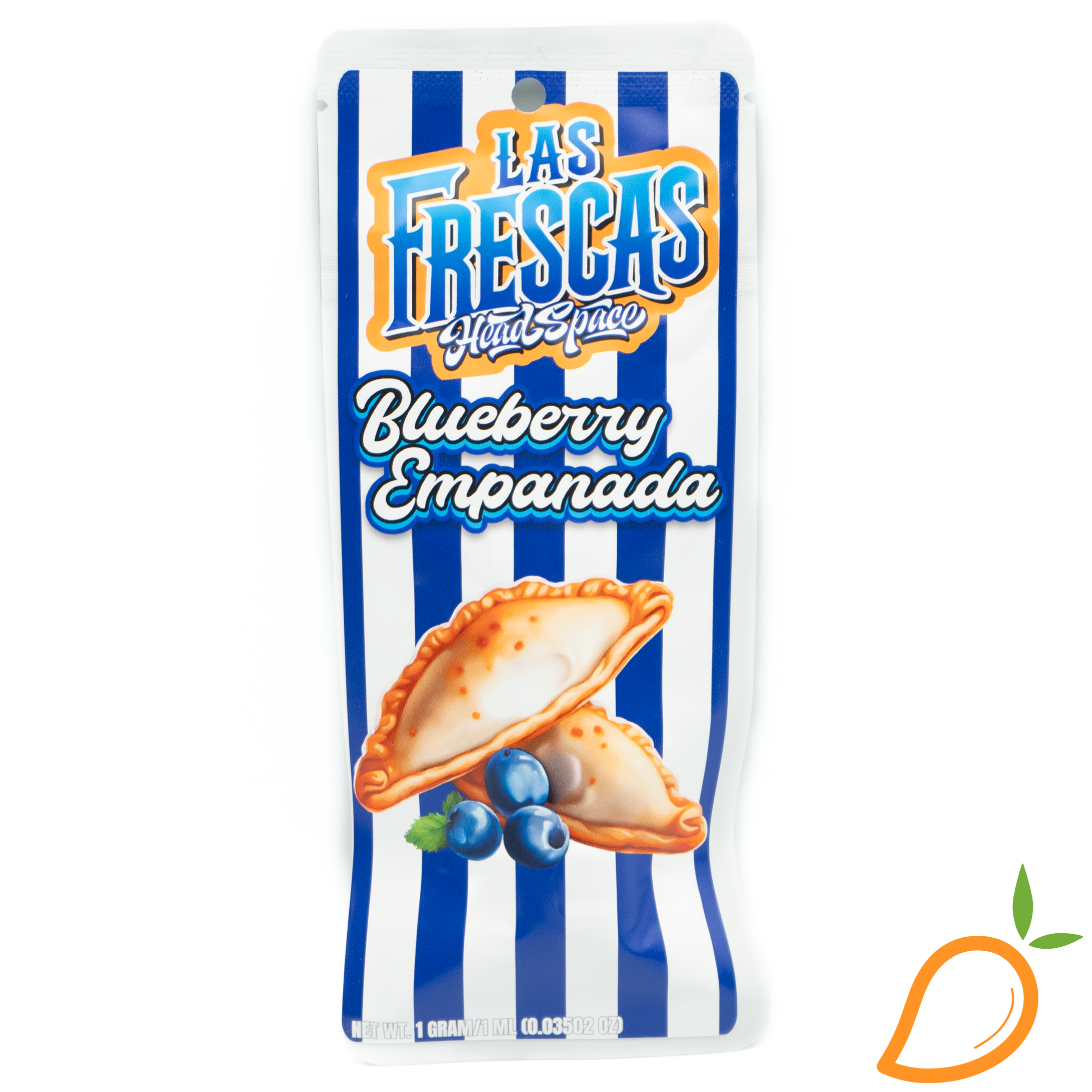 Photograph of product: 1g Blueberry Empanada Disposable Vape Las Frescas