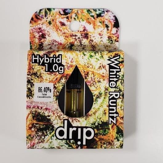 Photograph of product: Drip 1g Cartridge - White Runtz (Hybrid)