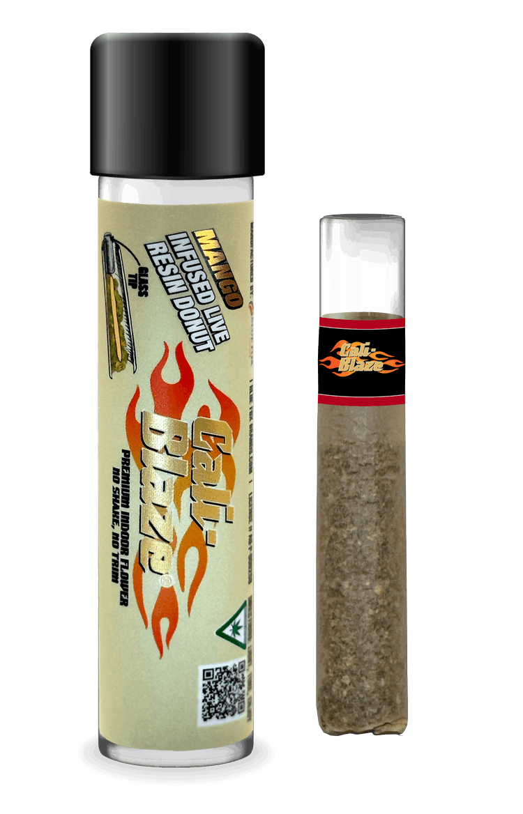 Photograph of product: Mango Resin Donut Infused | Pre Rolls | 1.2g