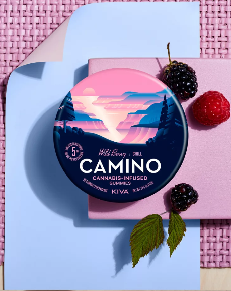 Photograph of product: CL Kiva Camino Gummies - Wild Berry 100mg