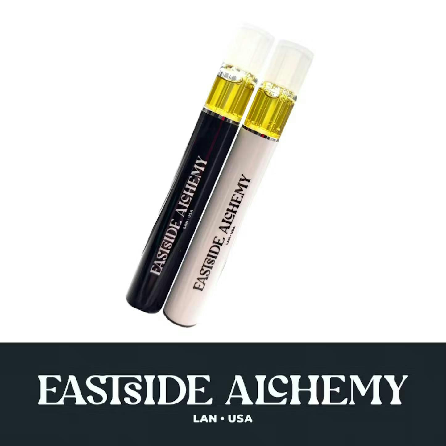 Photograph of product: EASTSIDE ALCHEMY | ISLAND BLENDS - LIVE au chocolat ROSIN DISPOSABLE Oui'd-HYBRID