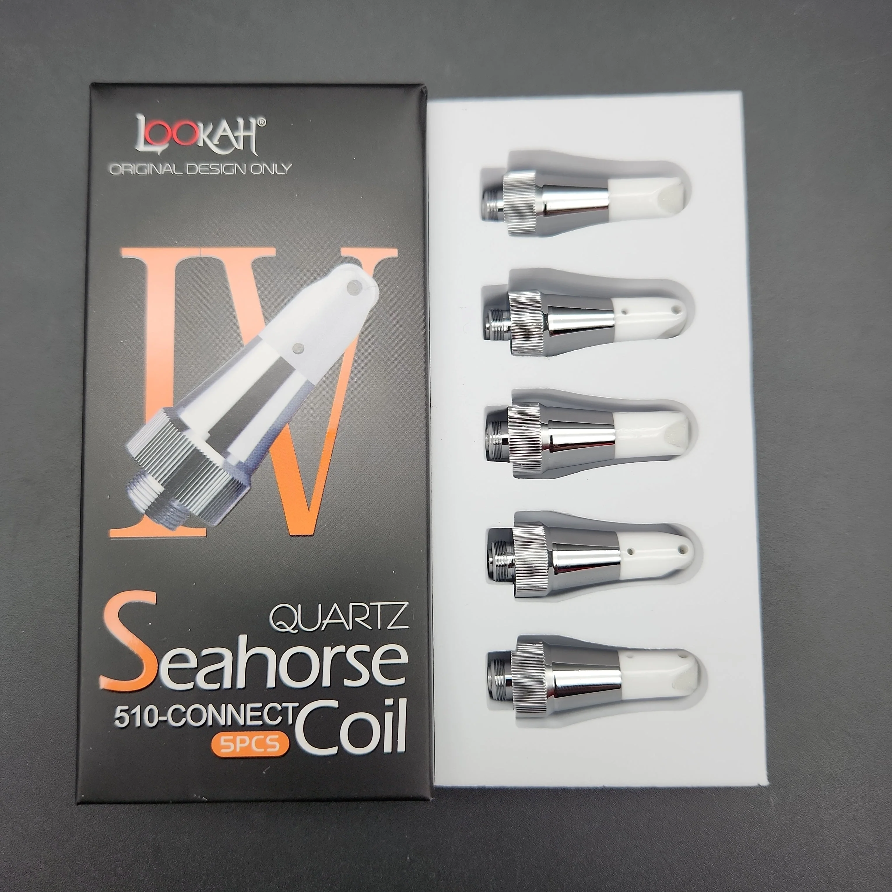 Photograph of product: LOOKAH SEAHORSE IV QUARTZ COILS 5-PC