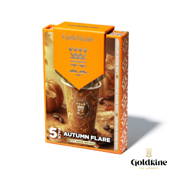 Photograph of product: Watermelon Splash | 0.6g x 5pk | Live Resin Infused | Goldkine