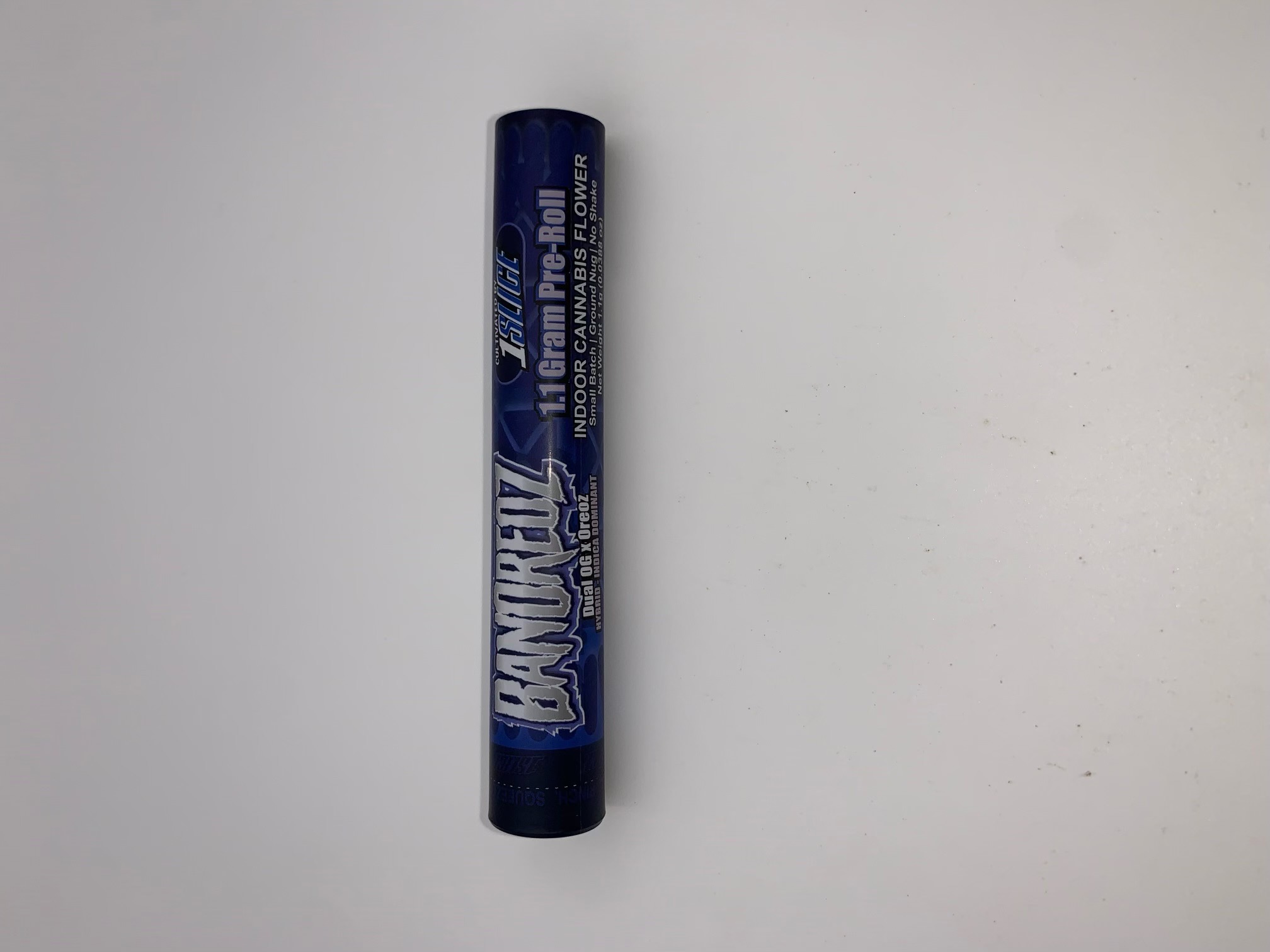 Photograph of product: 1 Slice - Banoreoz - Pre-Roll - 1.1 g