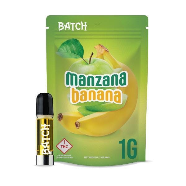 Photograph of product: Batch Manzana Banana Cartridge 1g