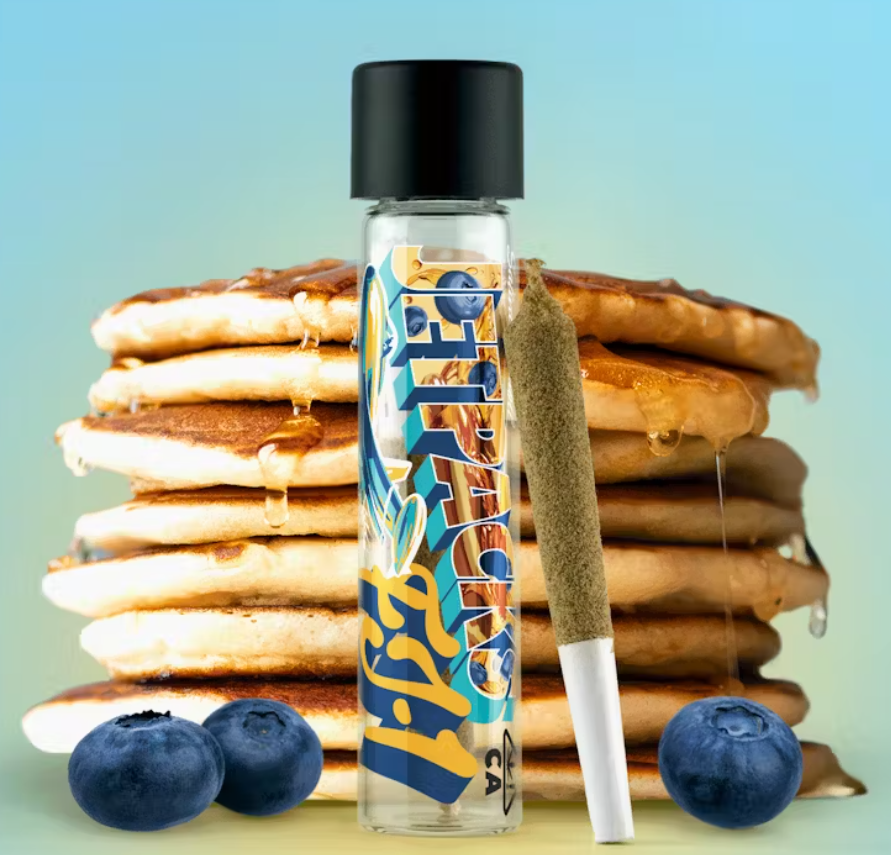 Photograph of product: Jetpacks | FJ-1 | Blueberry Pancakes | Oui'd Infused Pre-Roll