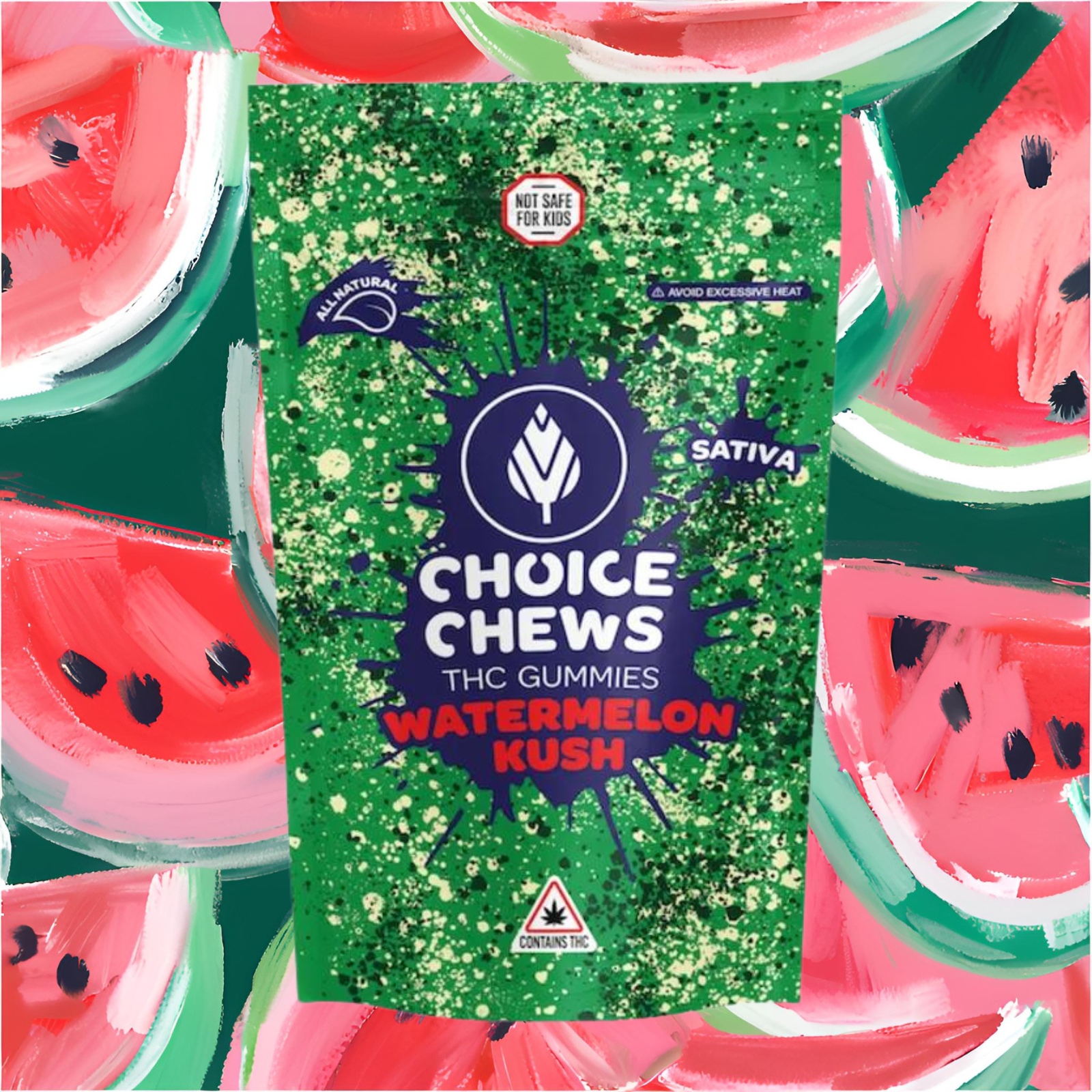 Photograph of product: Gummies | Watermelon Kush | 10pk