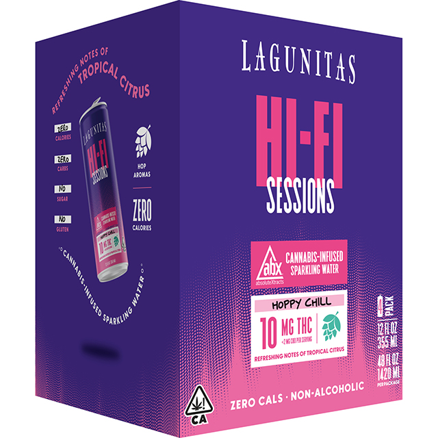 Photograph of product: [Hi-Fi Hops] Lagunitas 4 Pack - 10mg - Hoppy Chill