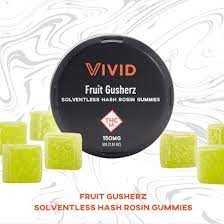 Photograph of product: Fruit Gusherz | 150mg Live Rosin Gummies