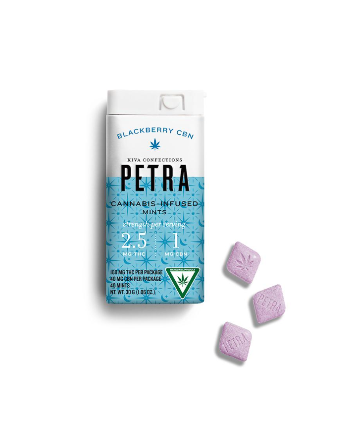 Photograph of product: Petra Mint 100mg | Blackberry CBN