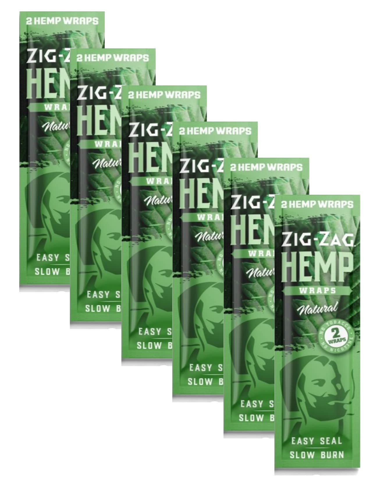 Photograph of product: ZigZag Hemp Wraps Natural 2pk