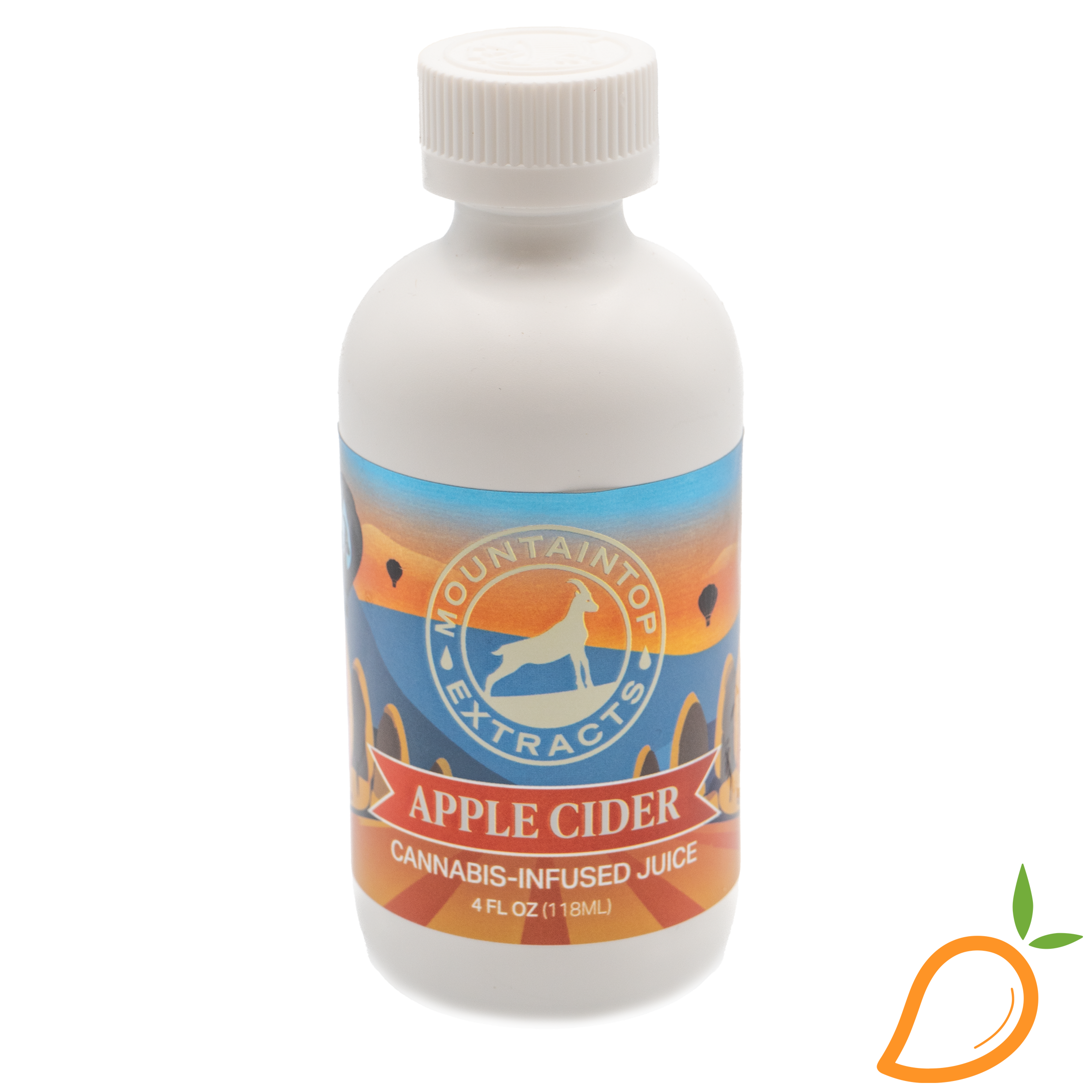 Photograph of product: 100mg Apple Cider Tiki Juice Mountaintop Extracts