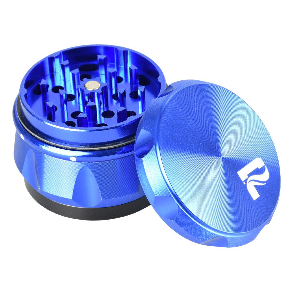 Photograph of product: 4pc Carver Aluminum Grinder | 50mm | Blue