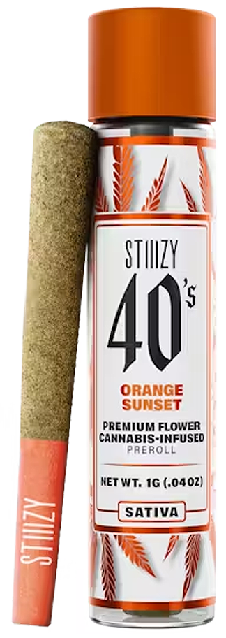 Photograph of product: 40's | Orange Sunset | 1G LR Infused Preroll