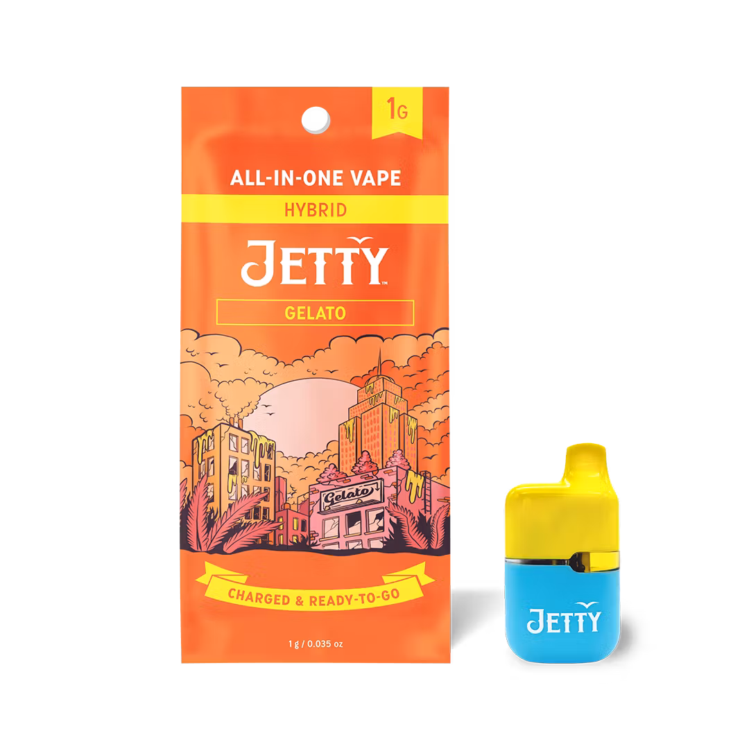 Photograph of product: Jetty | Gelato | Hybrid | AIO | 1g