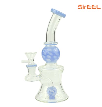 Photograph of product: 044 - 8" SirEEL 2x Honeyball Perc Bong with Flower Bowl - Retail