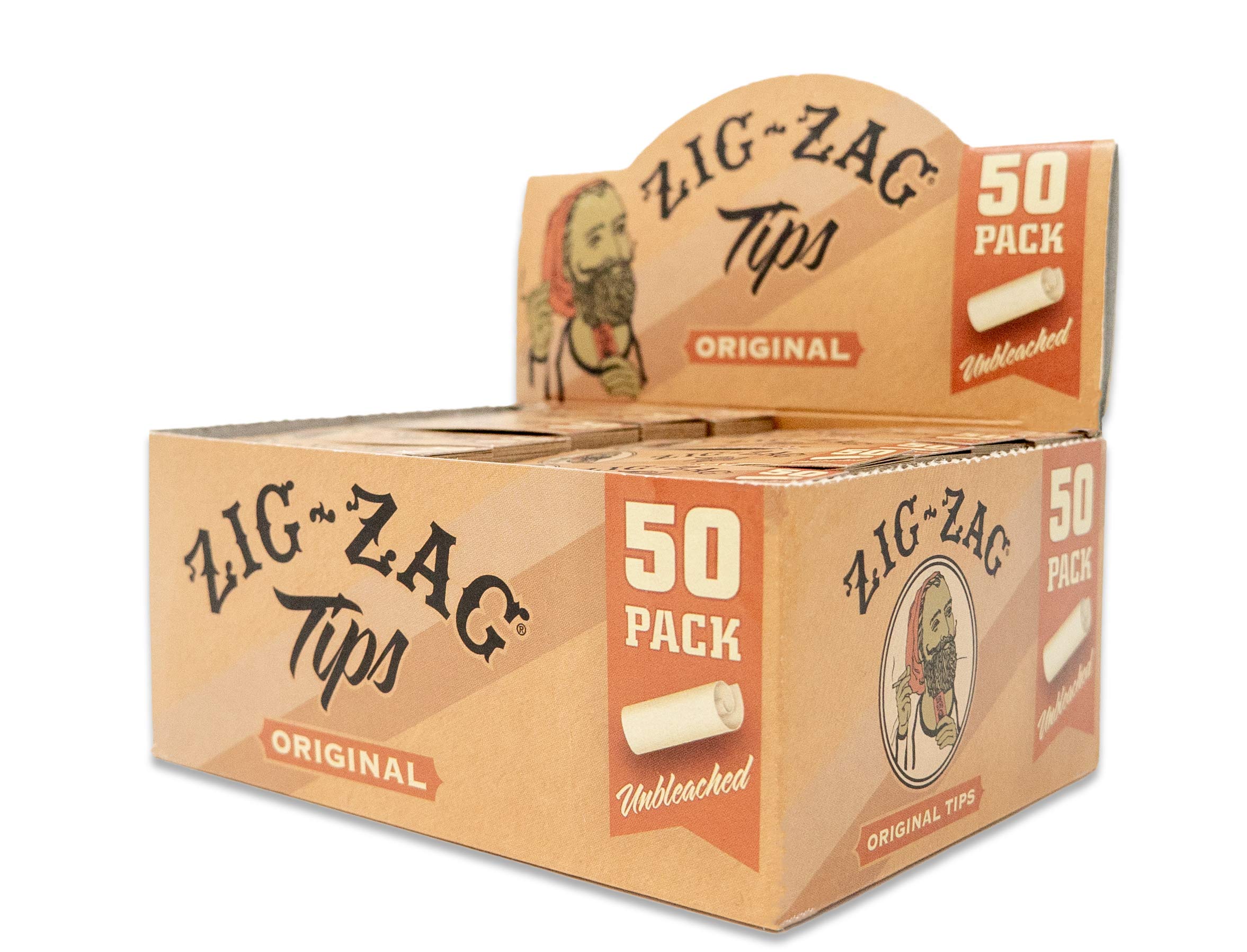 Photograph of product: Zig Zag Unbleached Tips - Original