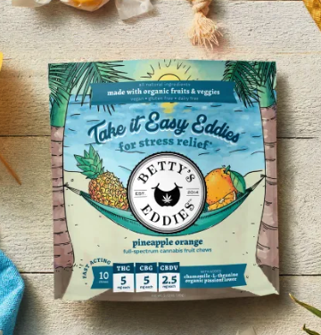 Photograph of product: Betty's Eddies 50mg Fruit Chews - Watermelon 50mg x 1
