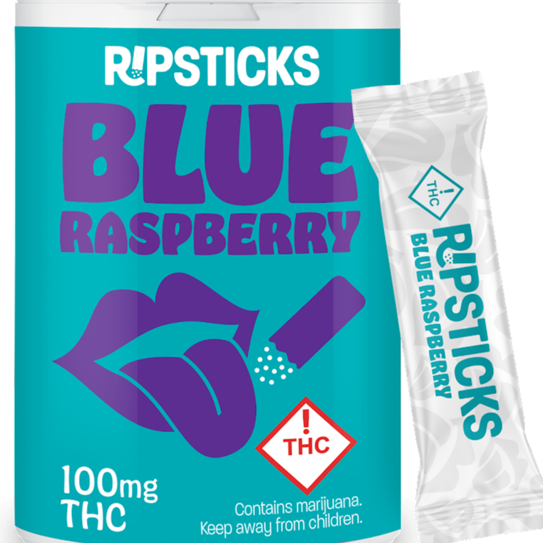 Photograph of product: Ripple Riptsticks Blue Raspberry