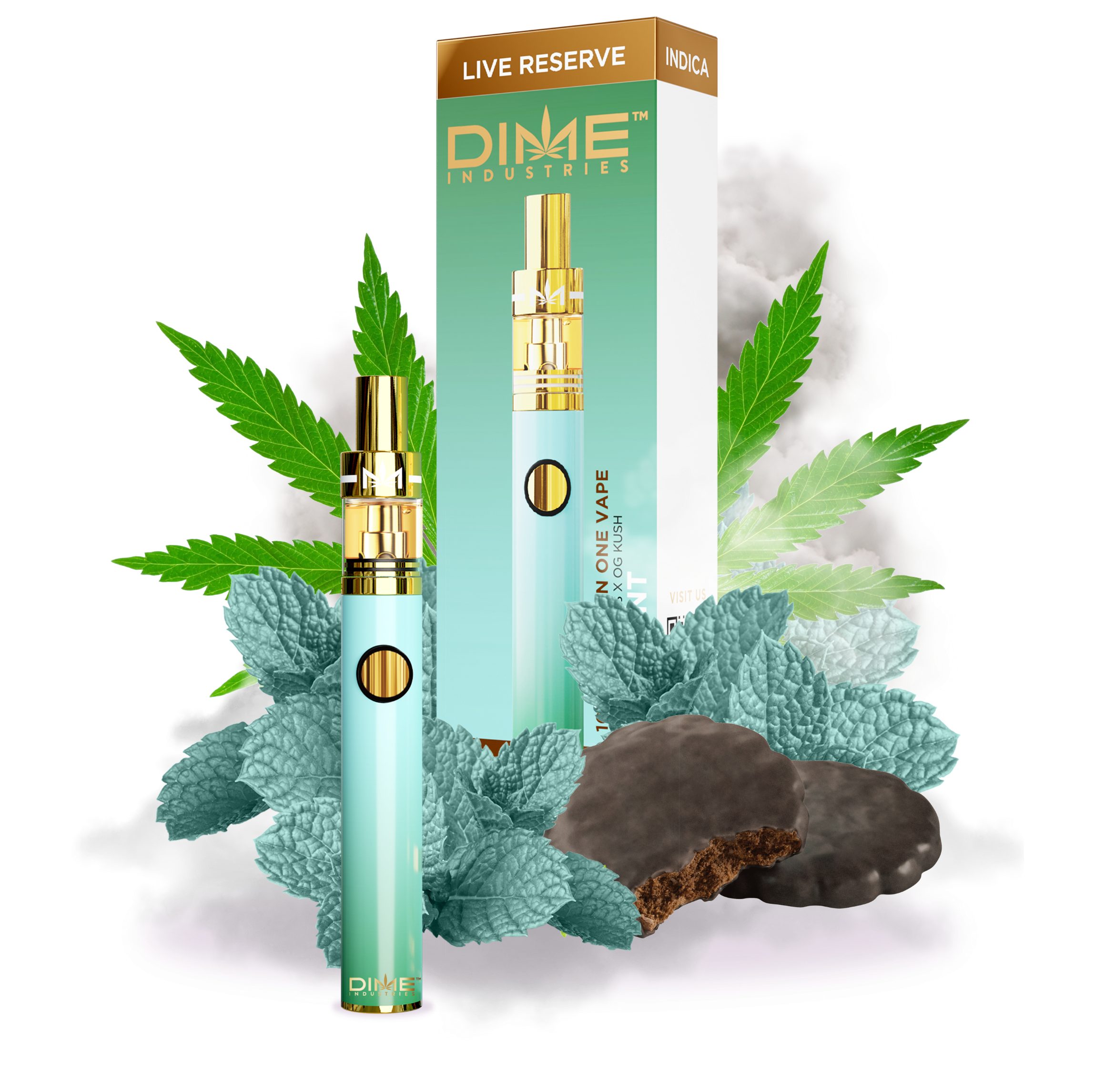 Photograph of product: Kushmint | Live Resin Disposable Pen | 1g