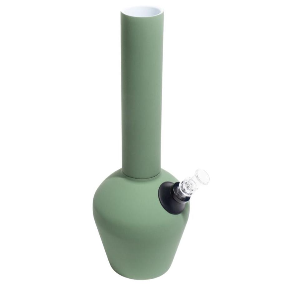 Photograph of product: Double-Wall Insulated Bong - Rubberized Green