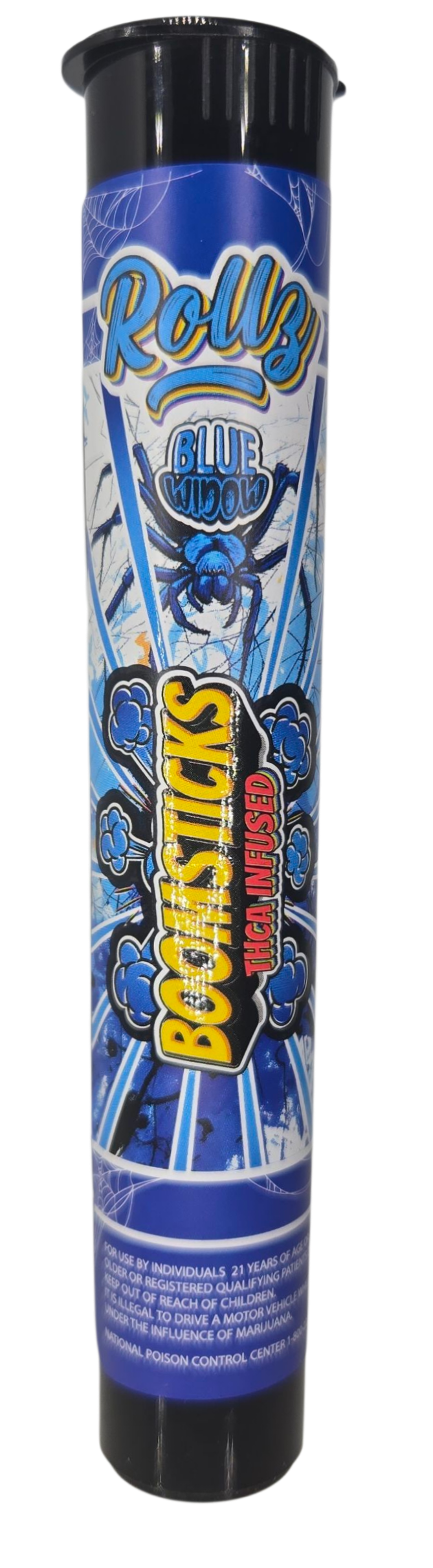 Photograph of product: Blue Widow | Thca Boomsticks