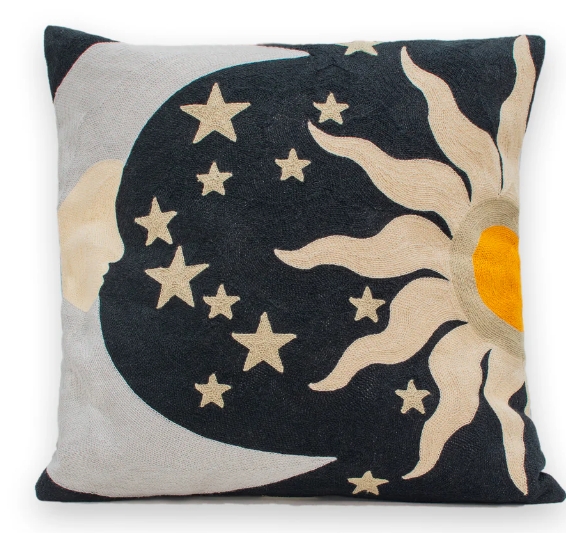 Photograph of product: Casa Carta | Embroidered Cushion | The Galaxy
