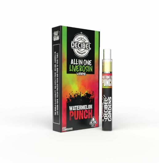Photograph of product: WATERMELON PUNCH 0.5G ROSIN ALL-IN-ONE