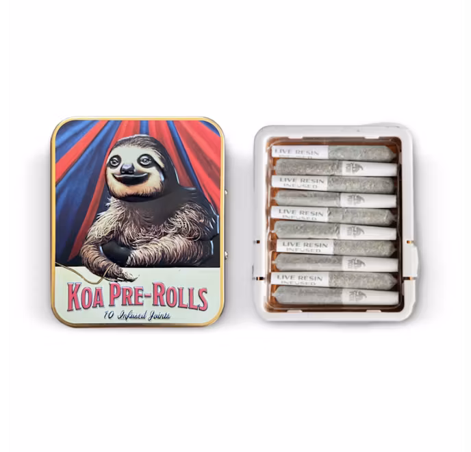 Photograph of product: Koa | Sour Diesel | Oui'd | 10 Count Live Resin Infused