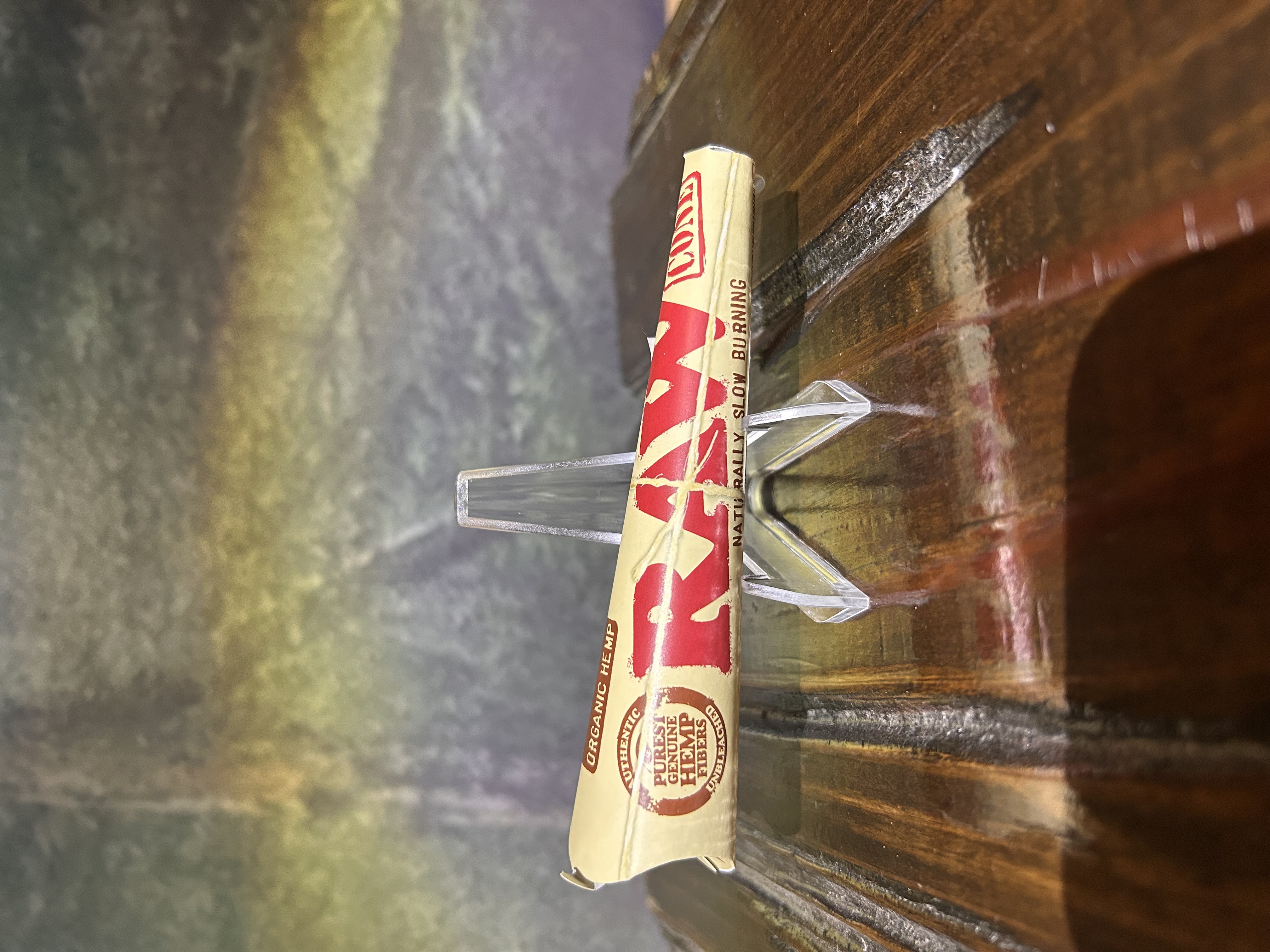 Photograph of product: Organic Hemp Raw Cones | 32pk | King size