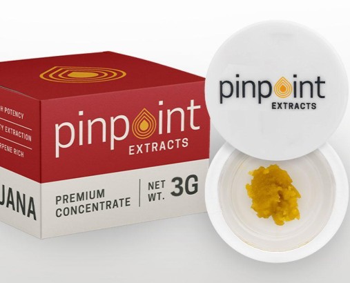 Photograph of product: PINPOINT - DANTES INFERNO LIVE RESIN BADDER 3G HYBRID